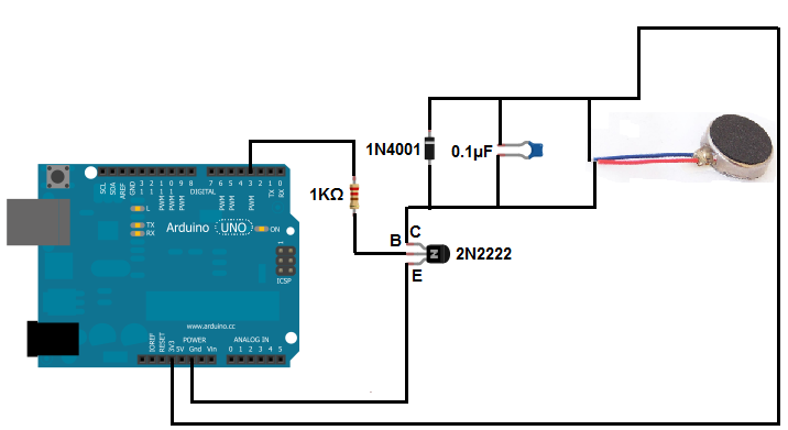 Tell Tou How to Build a Circuit of Dc Mini Magnet Vibrating Motor Quickly.