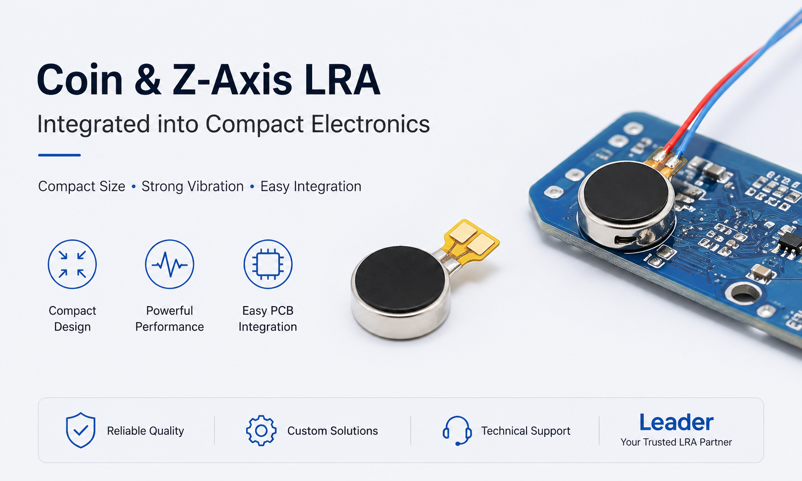 Coin and Z-Axis Linear Resonant Actuators for Compact Device Design