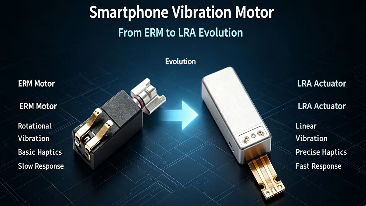 Smartphone Vibration Motor Evolution: ERM to LRA Guide | Leader