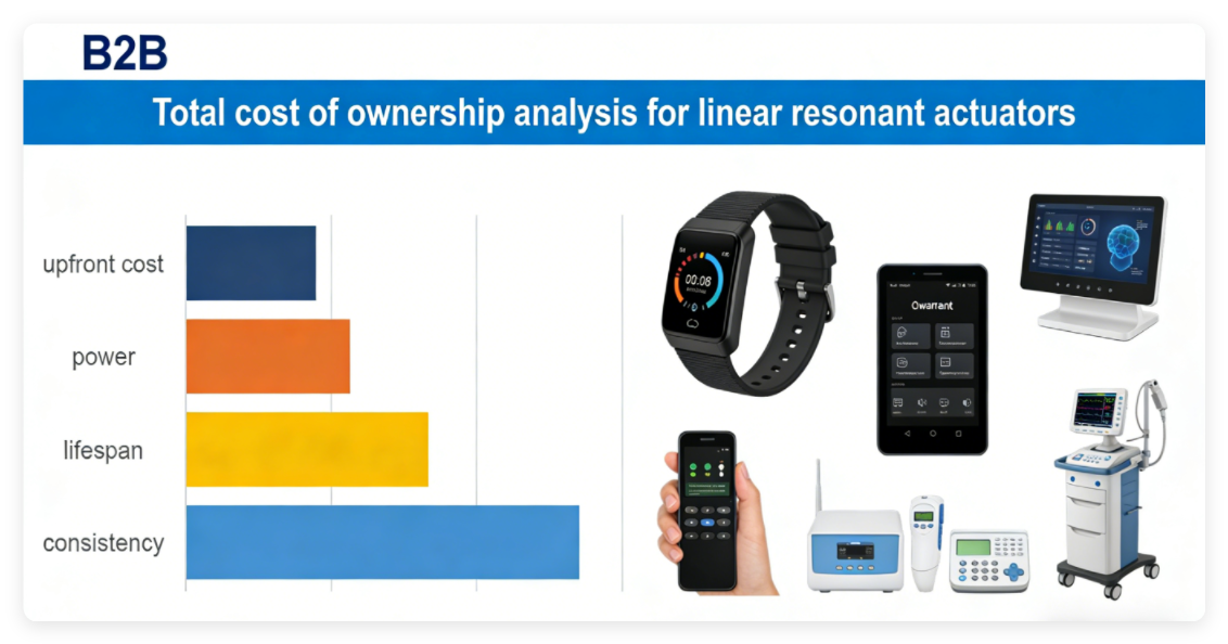 Total Cost of Ownership (TCO) of Linear Resonant Actuators