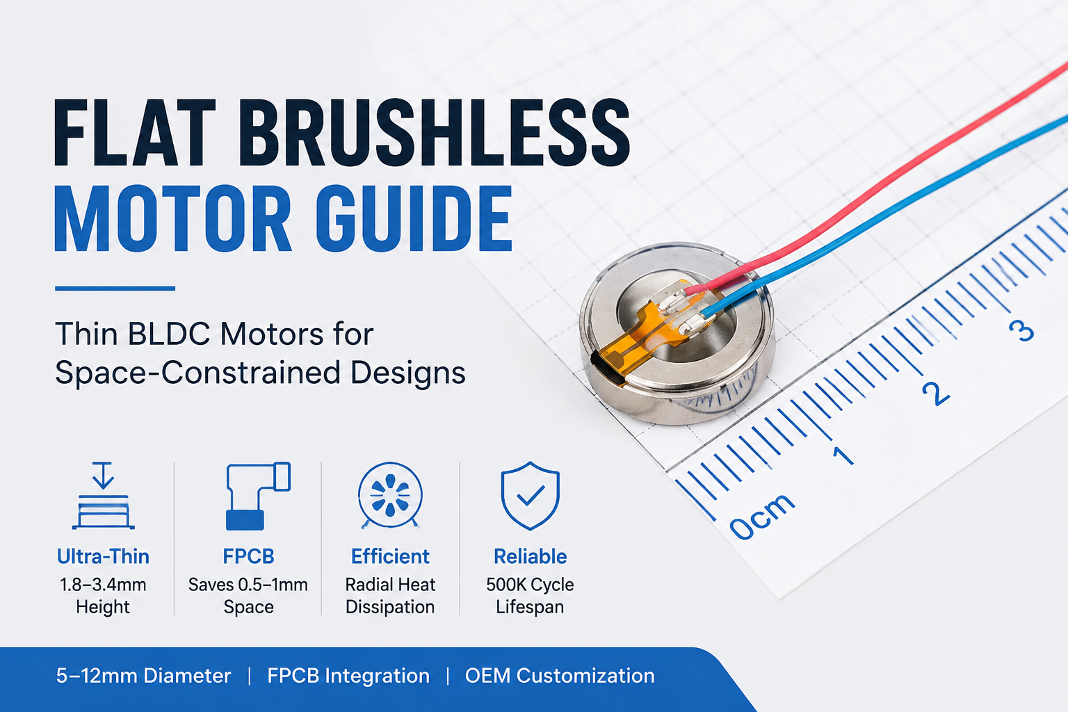 Flat Brushless Motor Guide: Thin BLDC Motors for Space-Constrained Designs