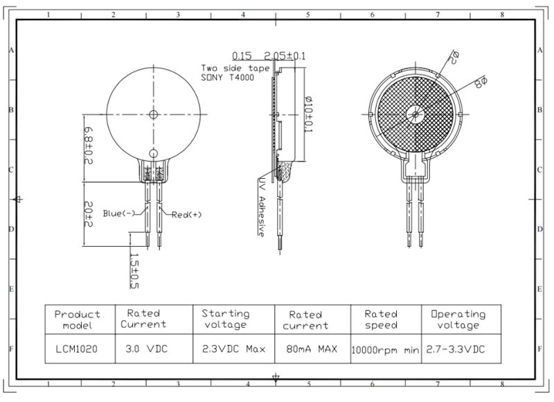 10mm vola madinika vibration maotera Engineering sary